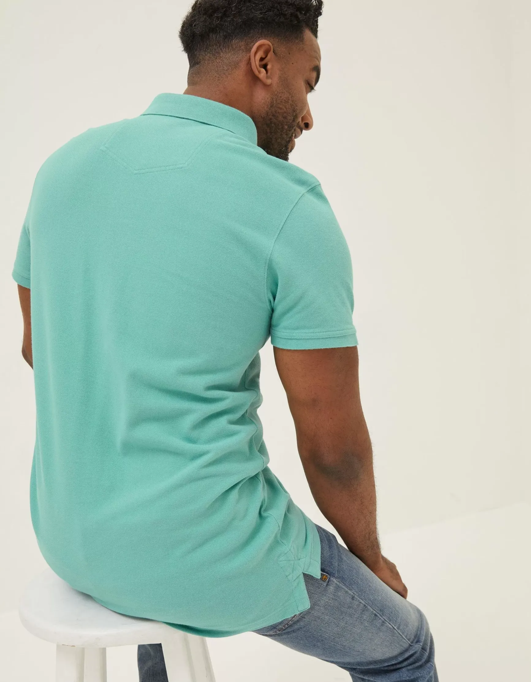 FatFace Organic Cotton Pique Polo|Men T-Shirts