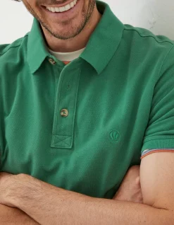 FatFace Organic Cotton Pique Polo|Men T-Shirts