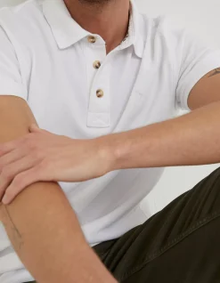 FatFace Organic Cotton Pique Polo|Men T-Shirts