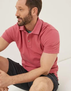 FatFace Organic Cotton Pique Polo|Men T-Shirts