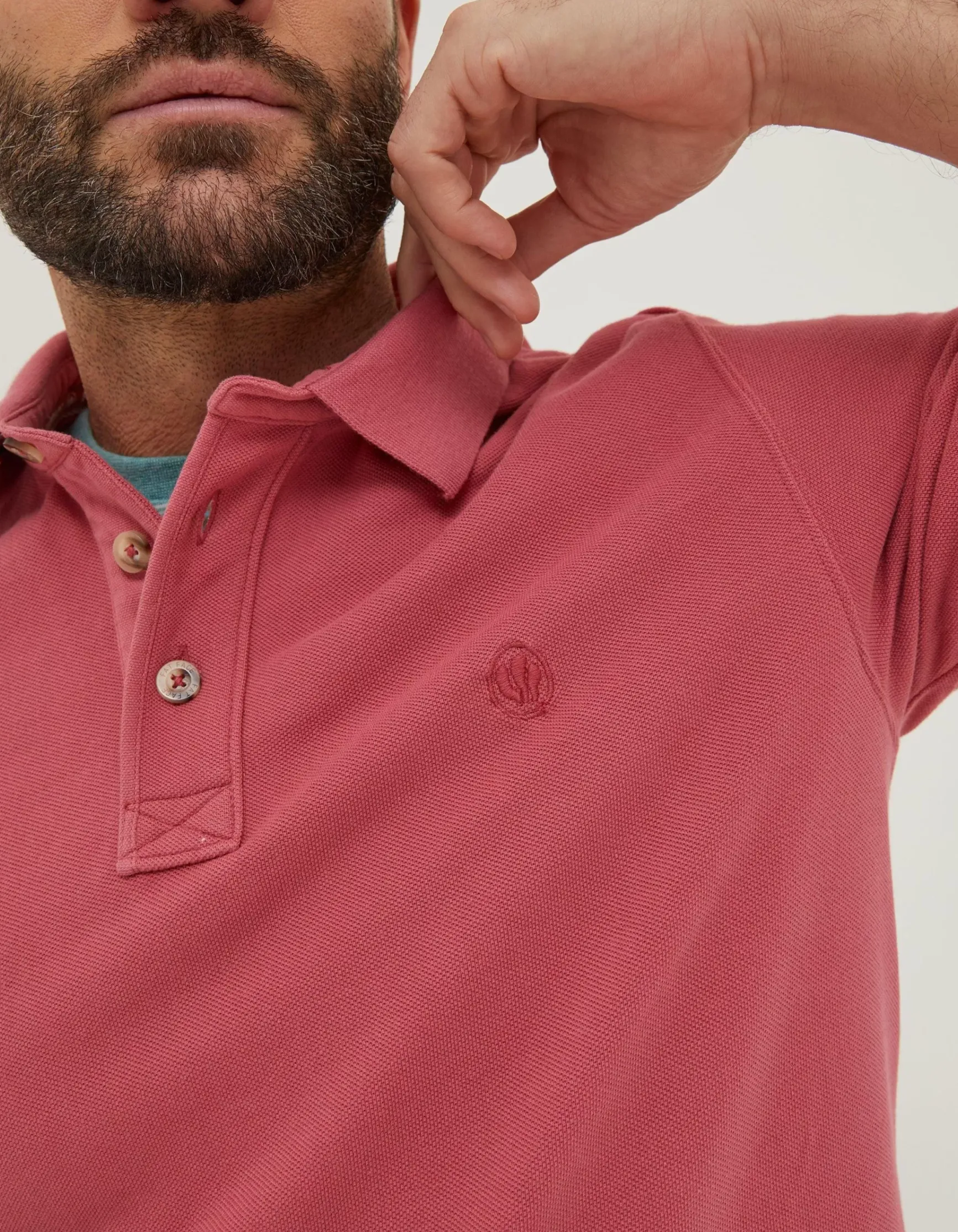 FatFace Organic Cotton Pique Polo|Men T-Shirts