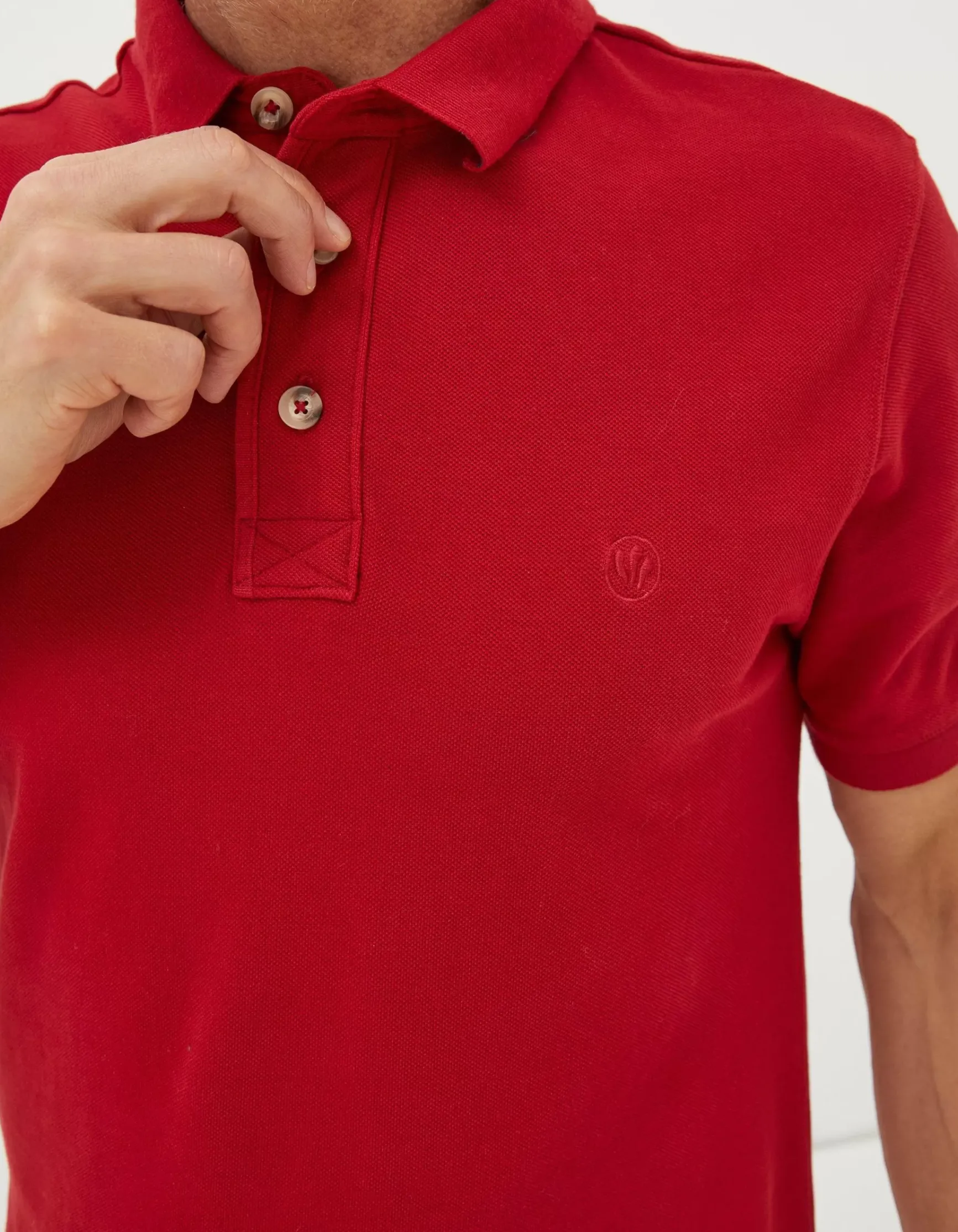 FatFace Organic Cotton Pique Polo|Men View All