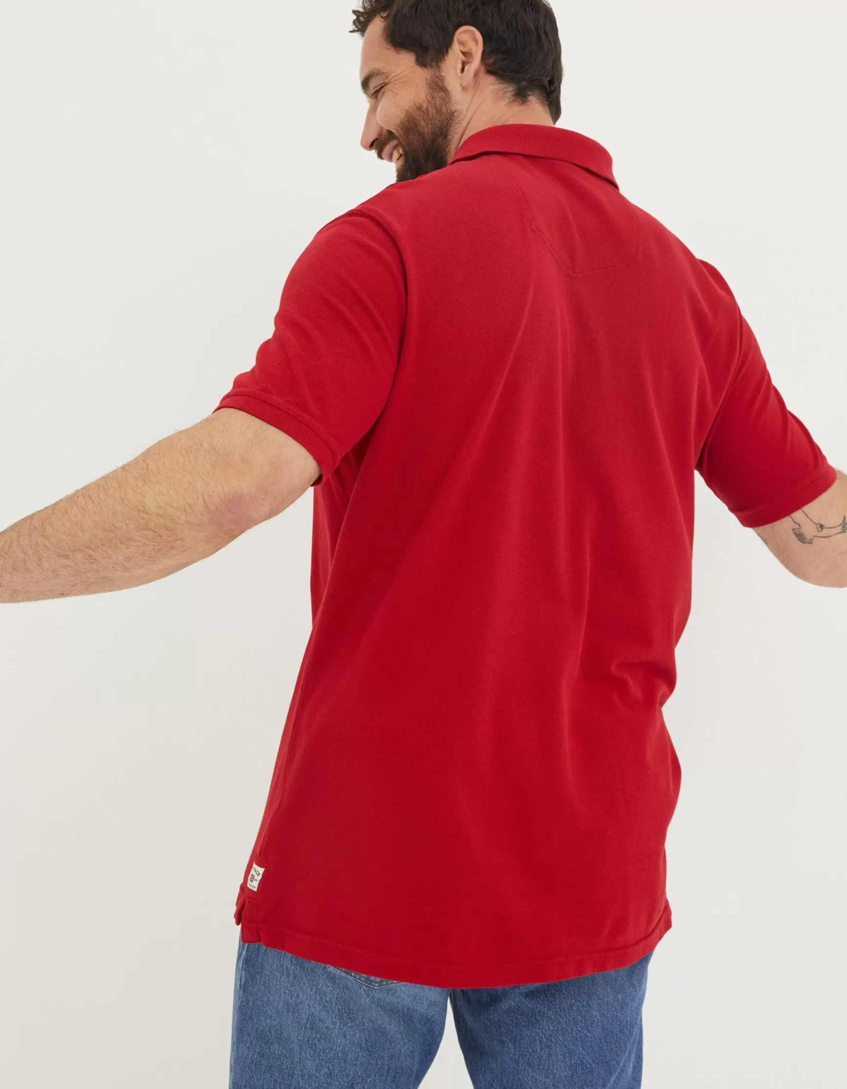 FatFace Organic Cotton Pique Polo|Men View All