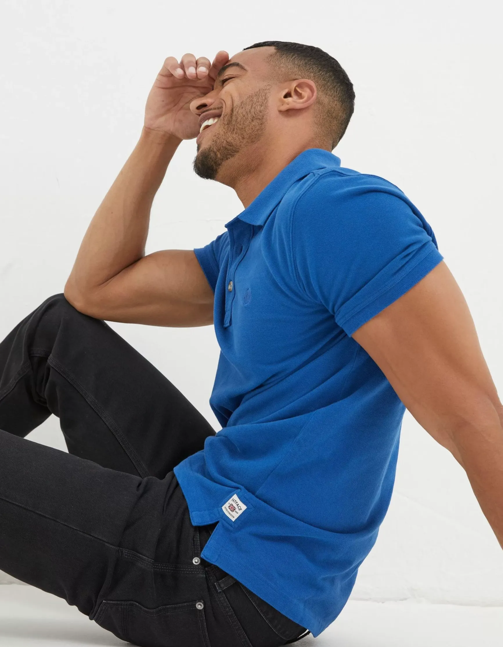 FatFace Organic Cotton Pique Polo|Men Polo Shirts