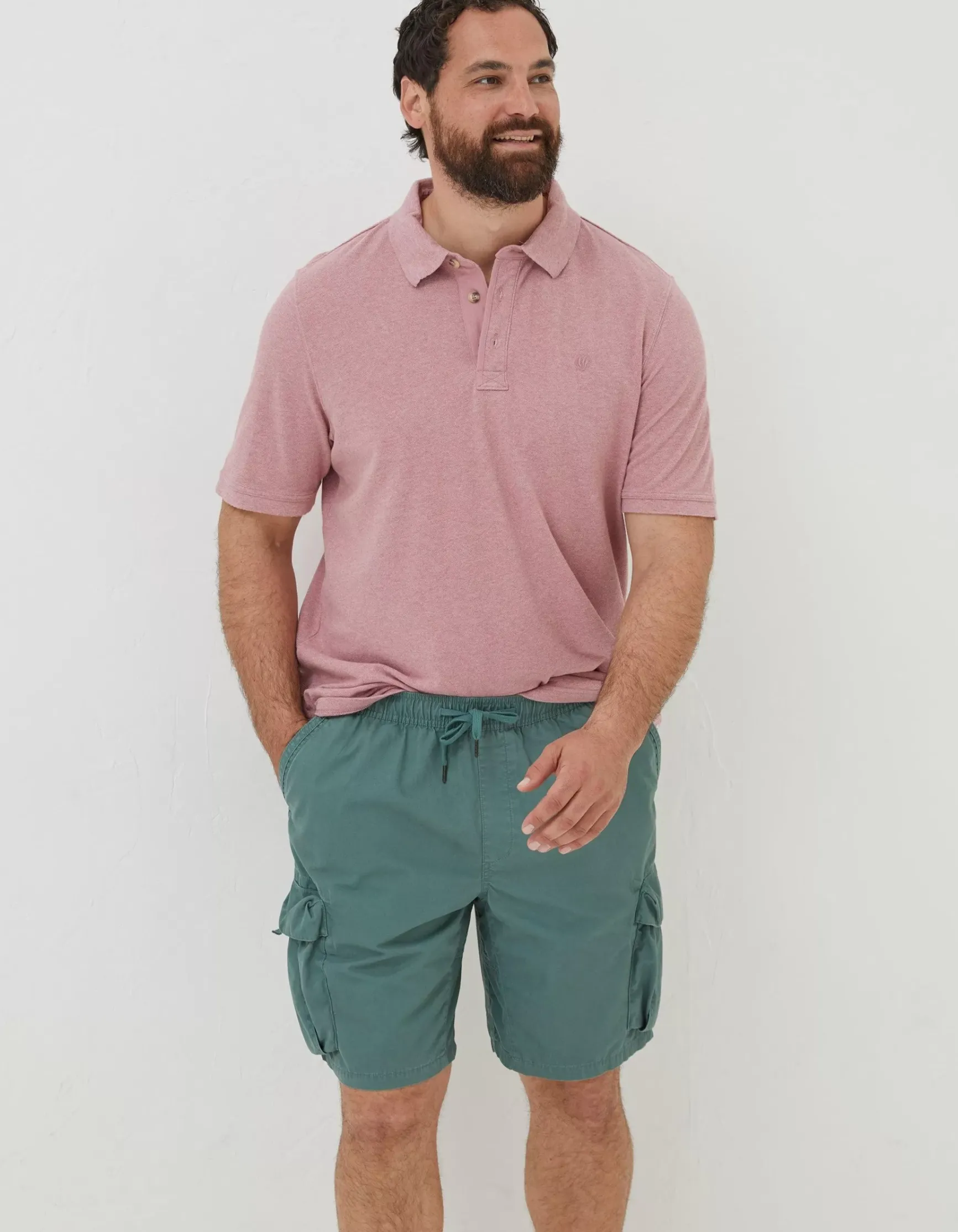 FatFace Organic Cotton Pique Polo|Men T-Shirts