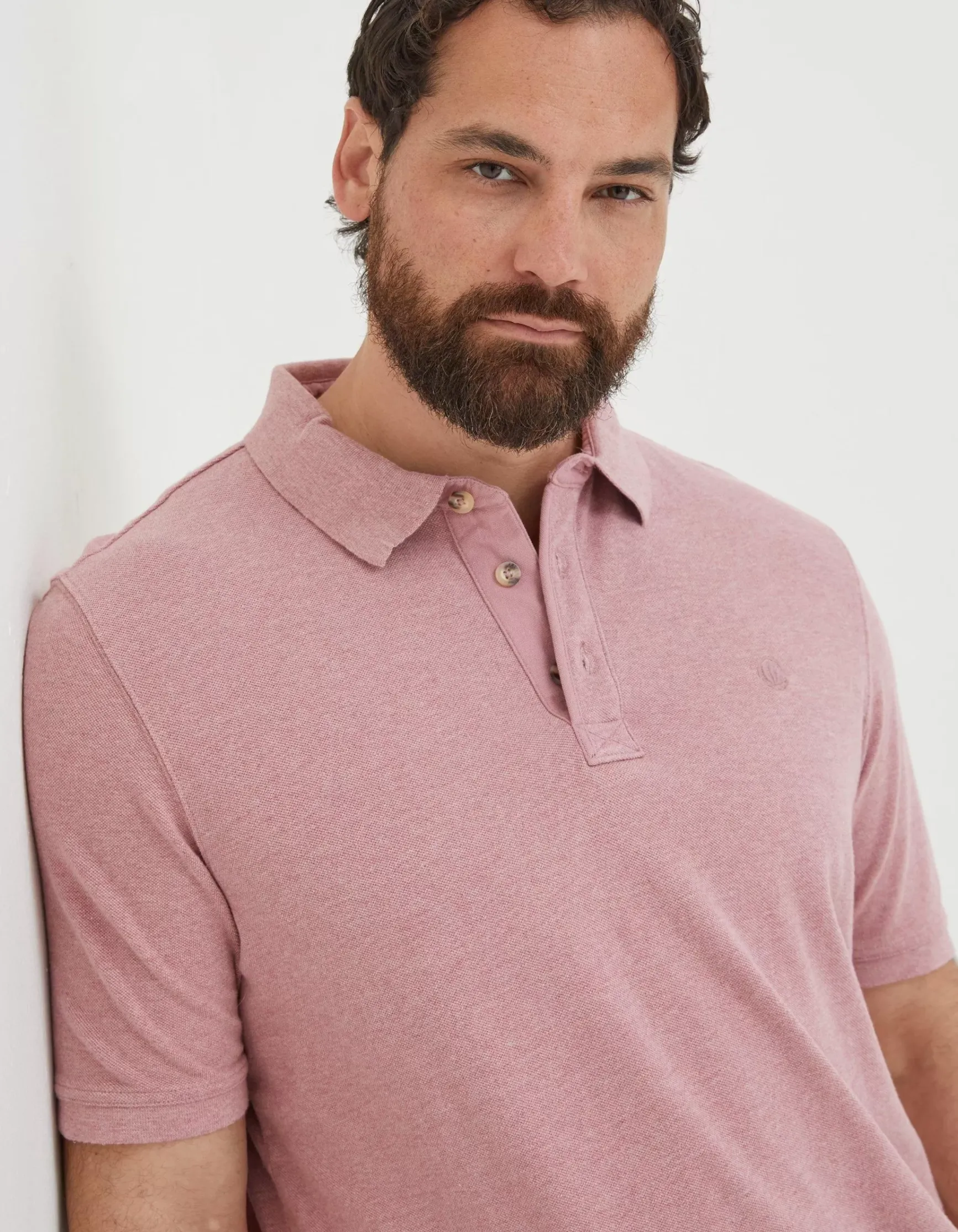 FatFace Organic Cotton Pique Polo|Men T-Shirts