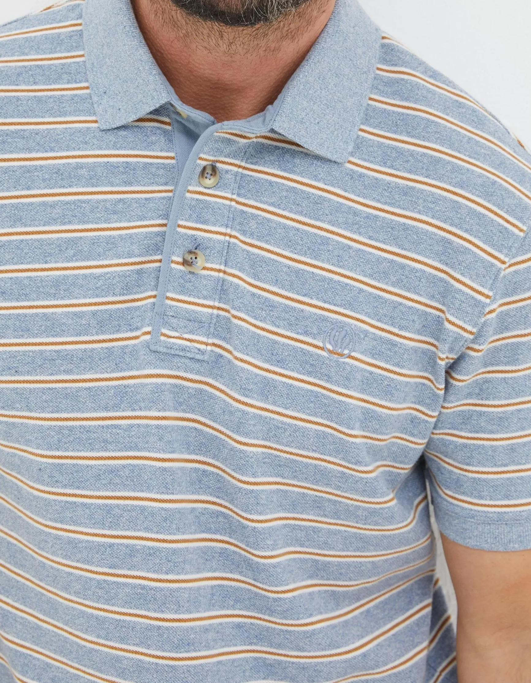 FatFace Organic Cotton Stripe Polo|Men View All