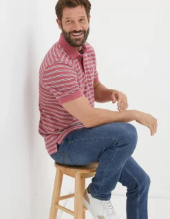 FatFace Organic Cotton Stripe Polo|Men View All