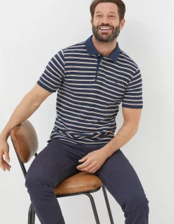 FatFace Organic Cotton Stripe Polo|Men View All