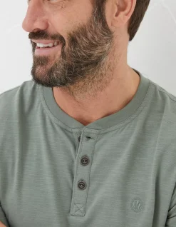 FatFace Organic Cotton Woodside Slub Henley|Men View All
