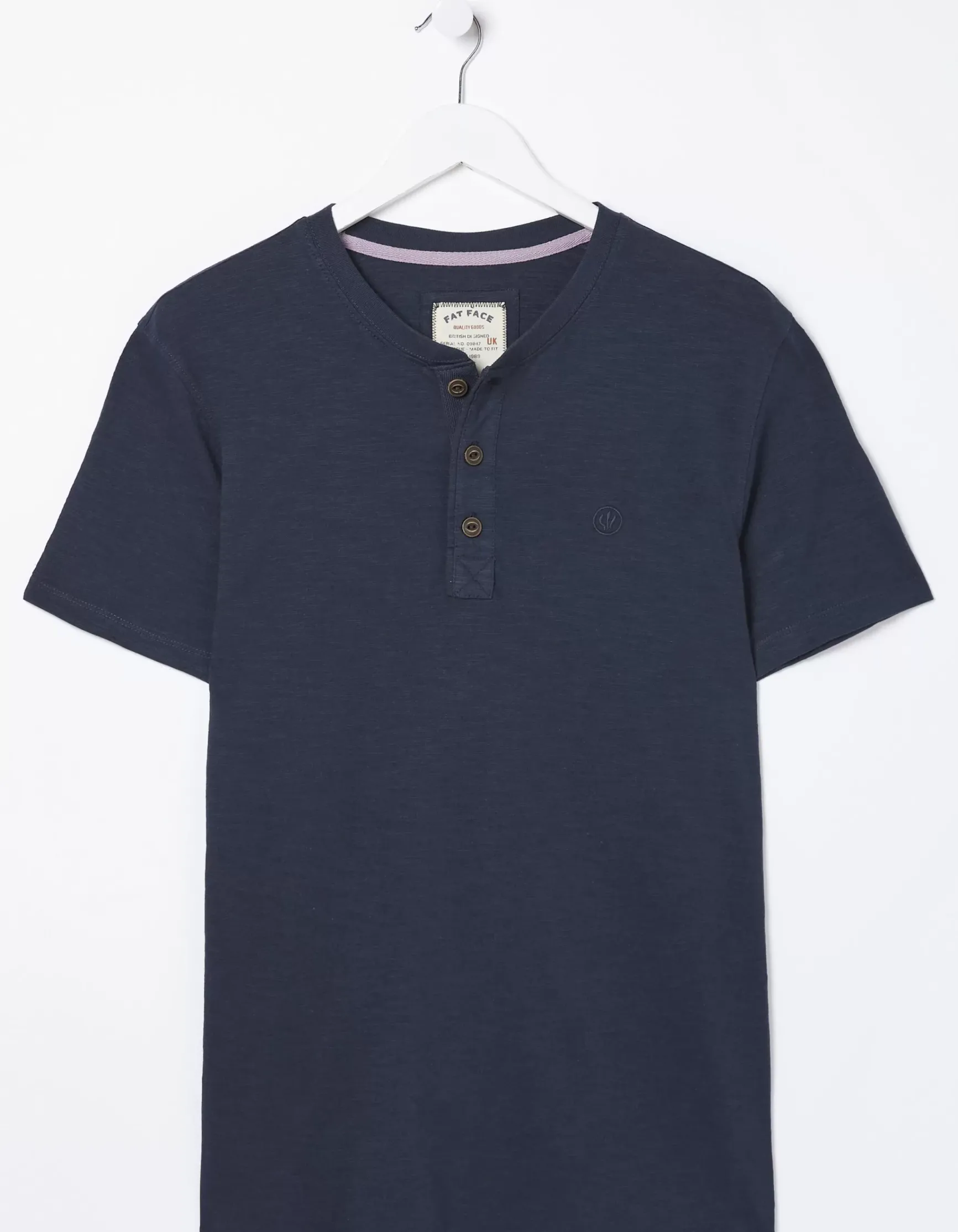 FatFace Organic Cotton Woodside Slub Henley|Men View All