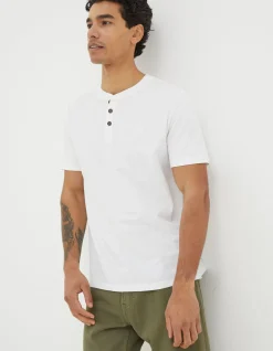 FatFace Organic Cotton Woodside Slub Henley|Men View All