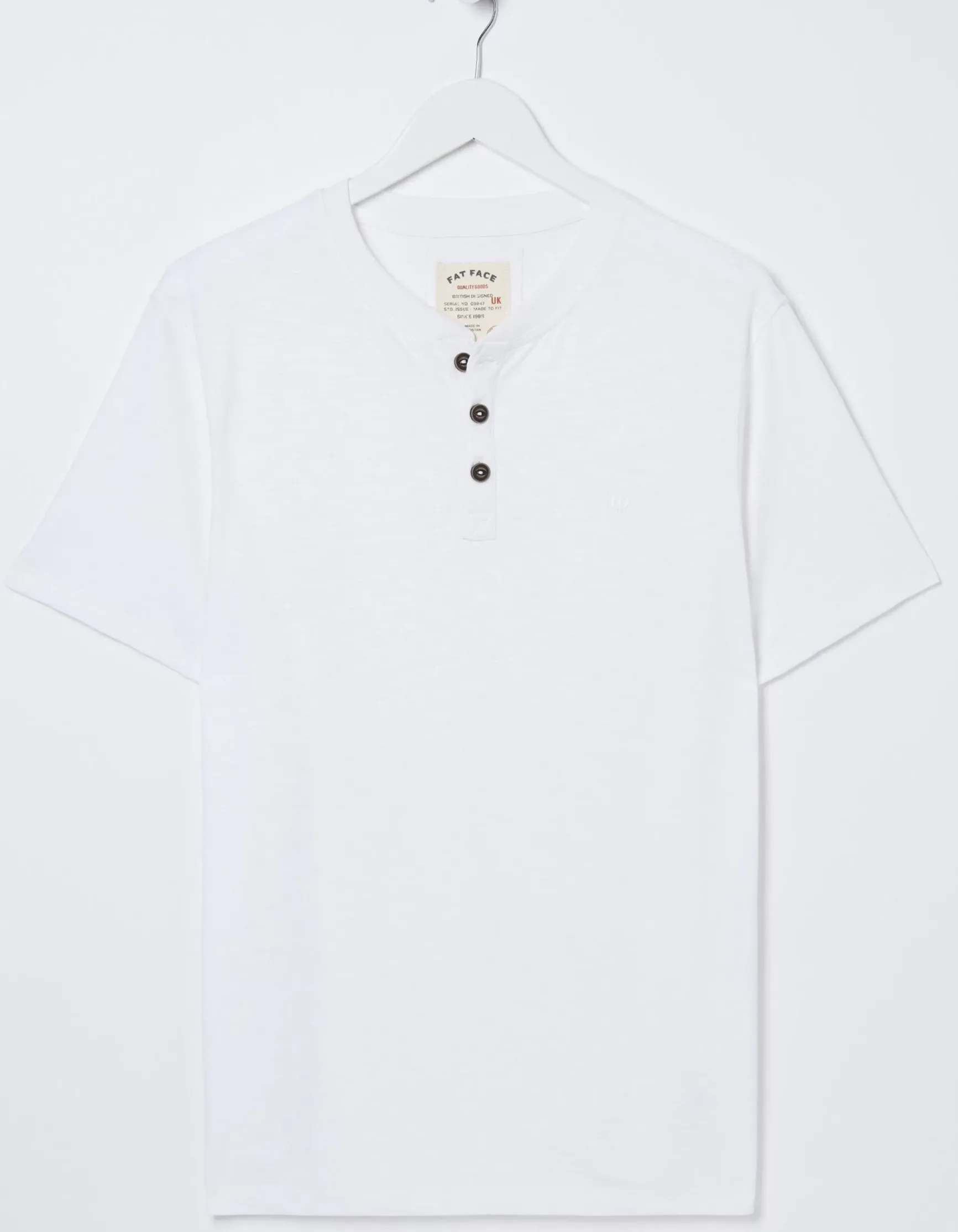 FatFace Organic Cotton Woodside Slub Henley|Men View All
