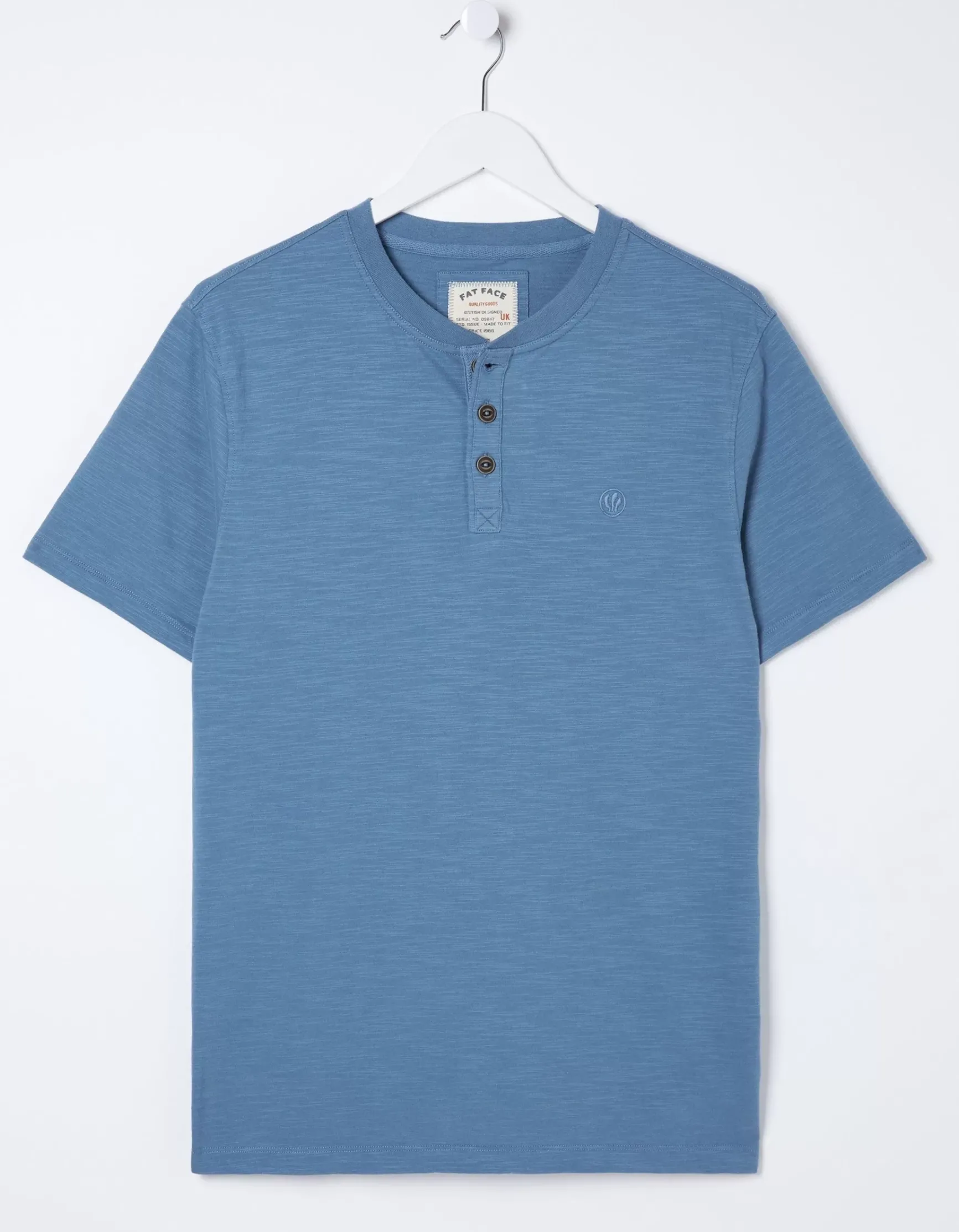 FatFace Organic Cotton Woodside Slub Henley|Men View All