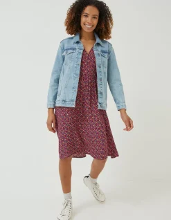 FatFace Ottilee Denim Jacket|Women Coats & Jackets