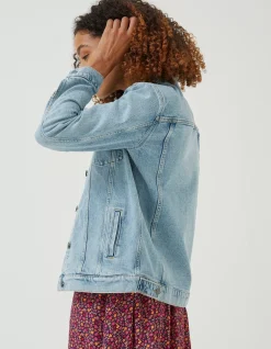 FatFace Ottilee Denim Jacket|Women Coats & Jackets