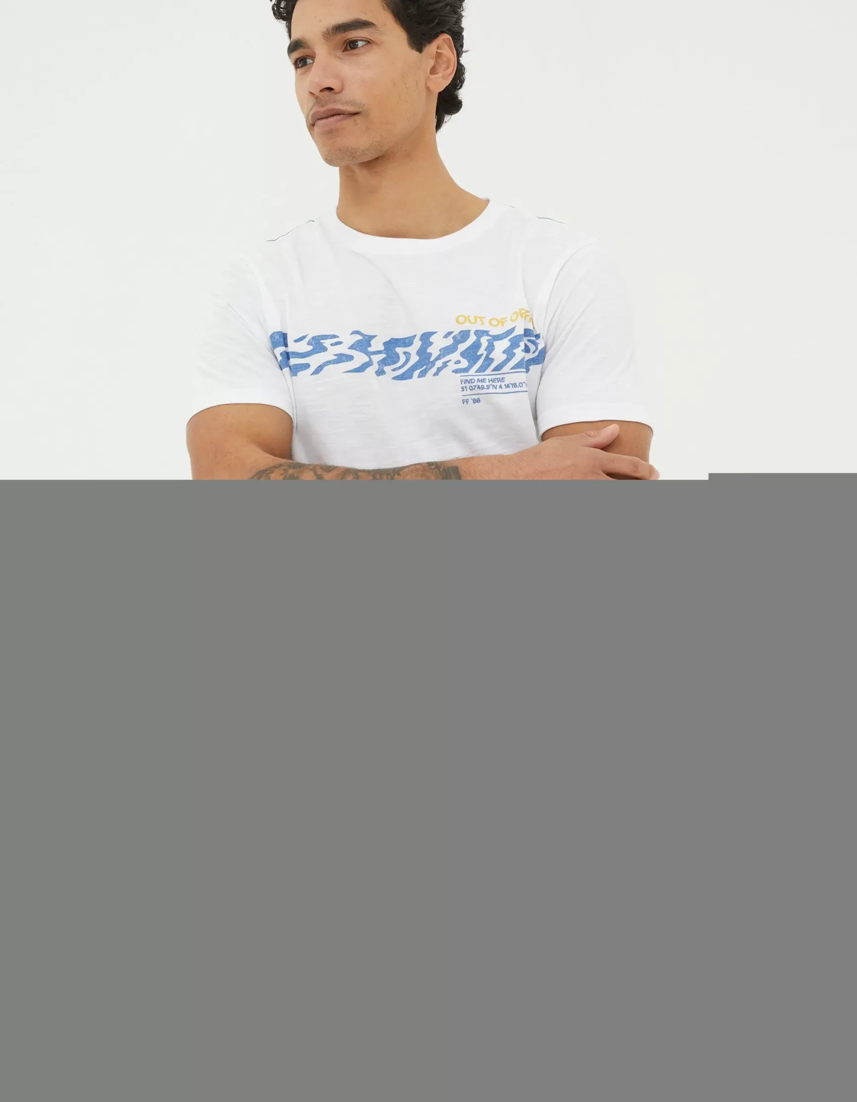 FatFace Out Of Office T-Shirt|Men T-Shirts
