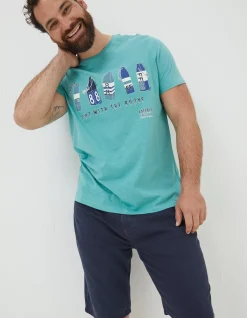 FatFace Out With The Buoys T Shirt|Men T-Shirts