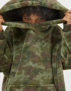 FatFace Oversized Camo Hoodie|Boys View All