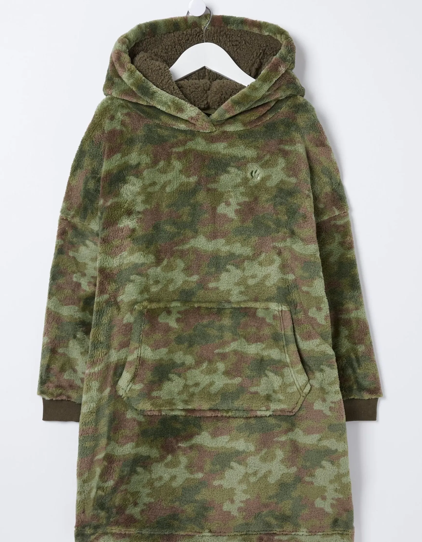FatFace Oversized Camo Hoodie|Boys View All
