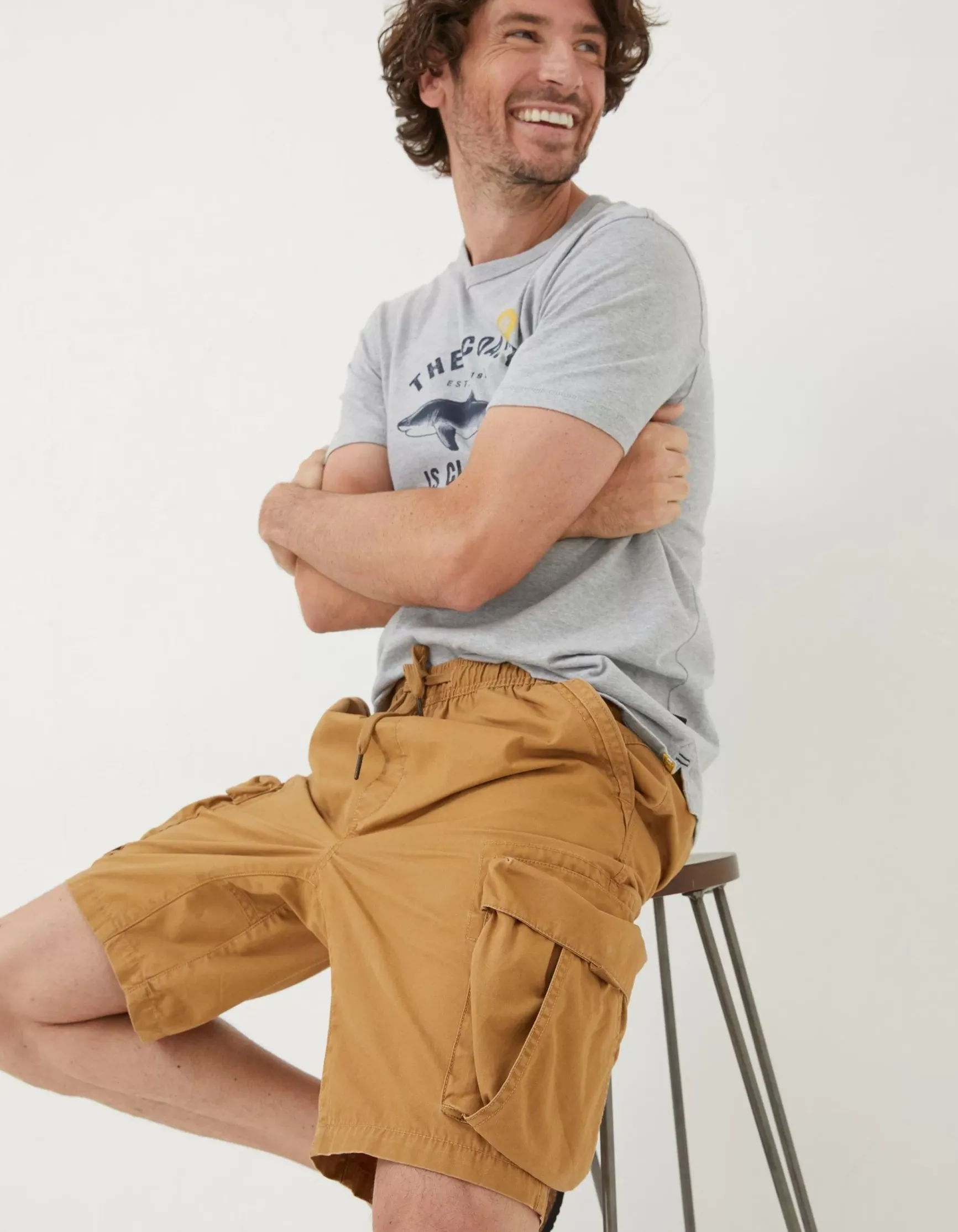 FatFace Padstow Pull On Cargo Shorts|Men Shorts