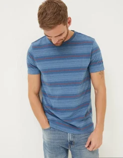 FatFace Padstow Stripe T-Shirt|Men T-Shirts