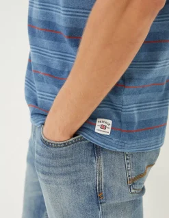 FatFace Padstow Stripe T-Shirt|Men T-Shirts