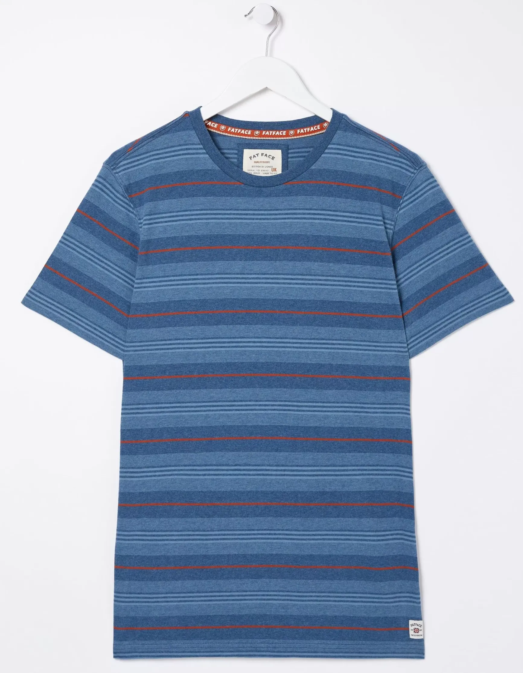 FatFace Padstow Stripe T-Shirt|Men T-Shirts