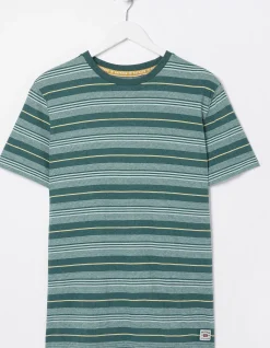 FatFace Padstow Stripe T-Shirt|Men T-Shirts