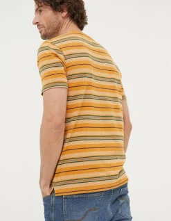 FatFace Padstow Stripe T-Shirt|Men T-Shirts