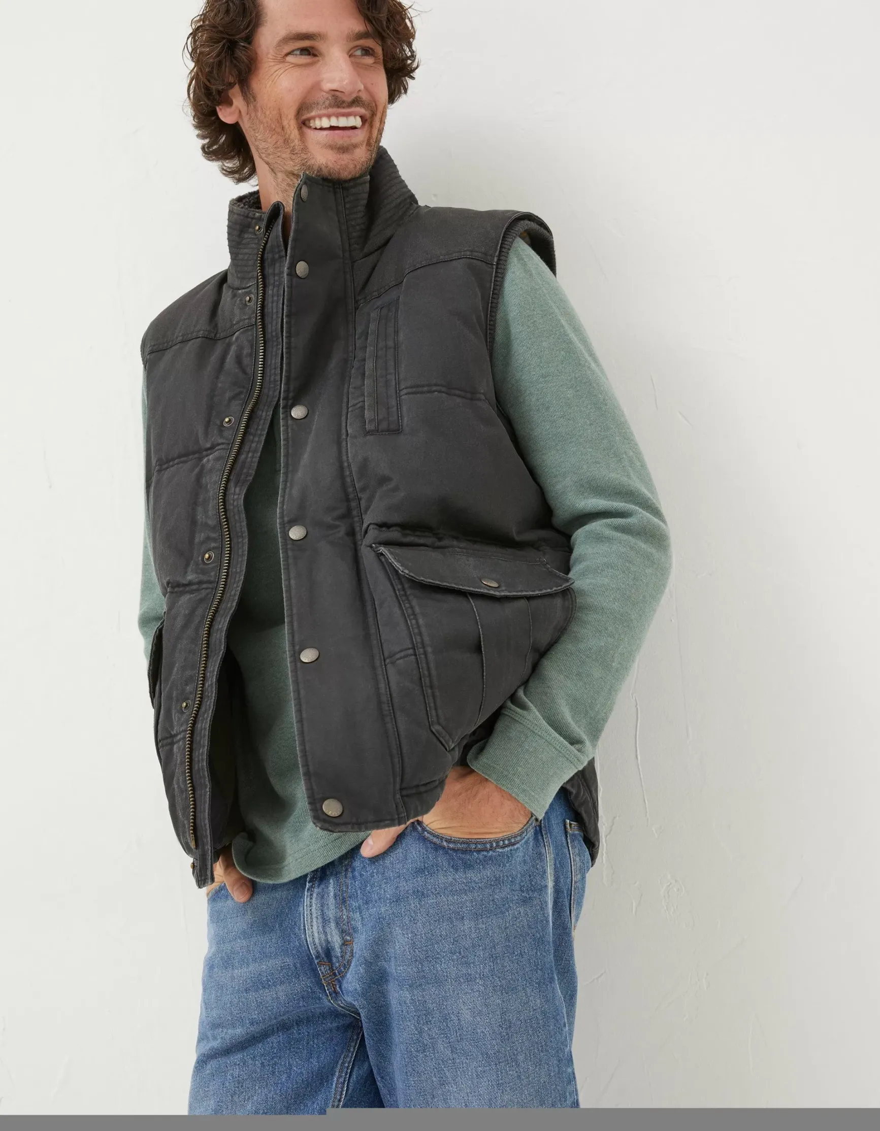 FatFace Paignton Gilet|Men Coats & Jackets