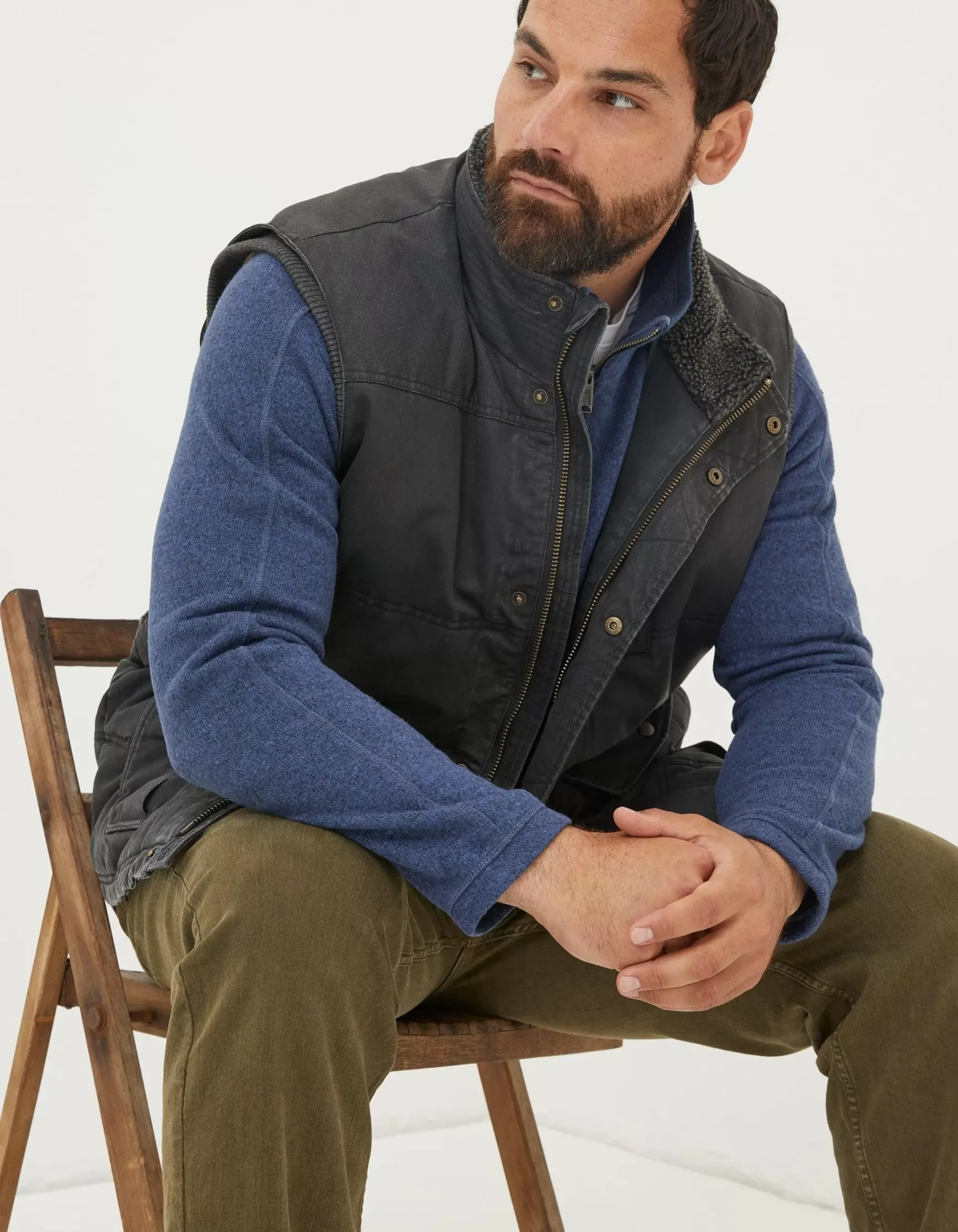 FatFace Paignton Gilet|Men Coats & Jackets