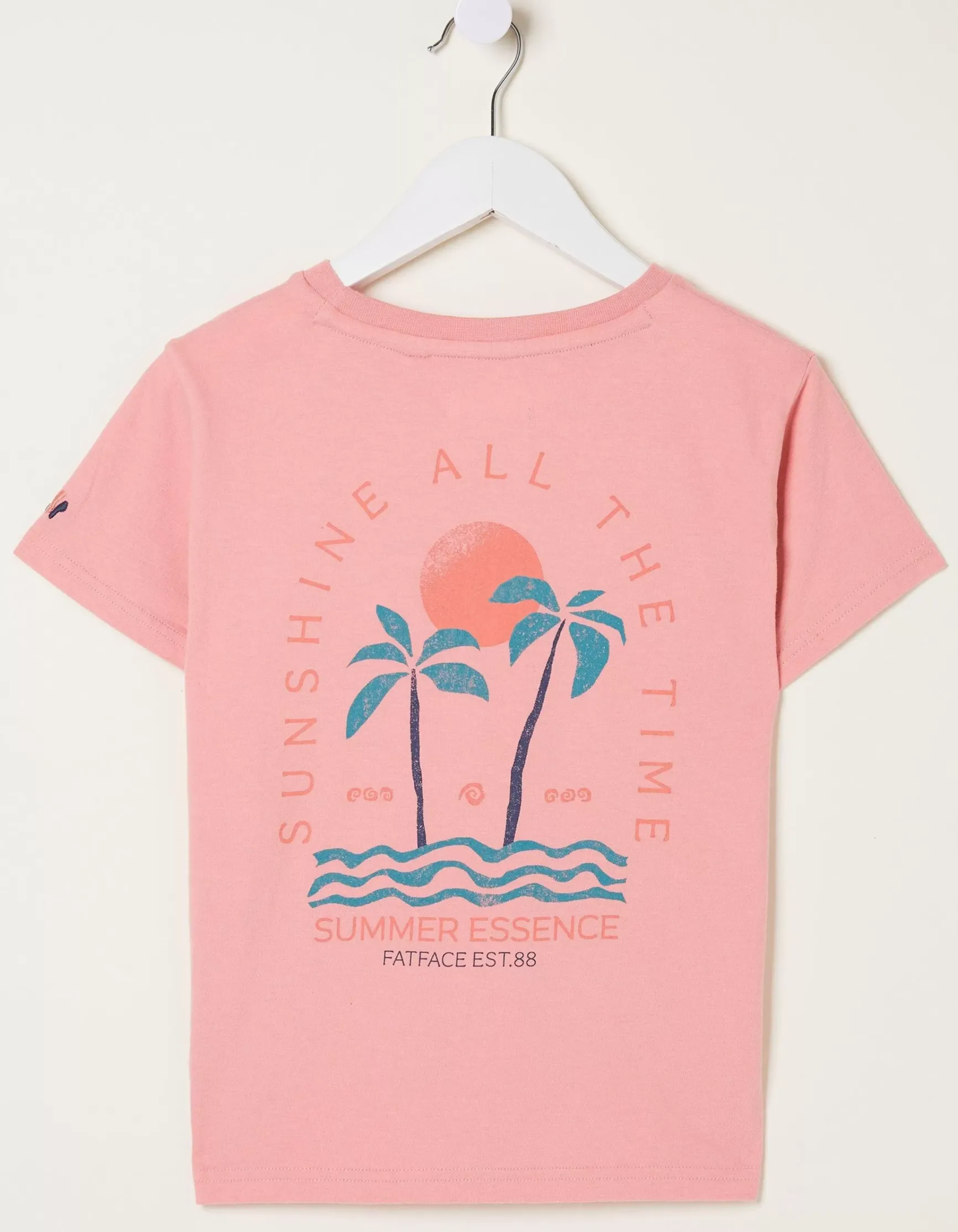 FatFace Palm Tree Mini Me T-Shirt|Girls Tops & T-Shirts