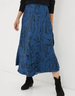 FatFace Pat Marble Midi Skirt|Women Skirts