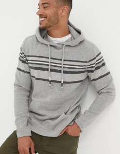 FatFace Pattern Hoodie|Men Sweatshirts & Hoodies