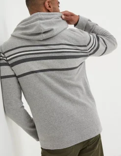 FatFace Pattern Hoodie|Men Sweatshirts & Hoodies