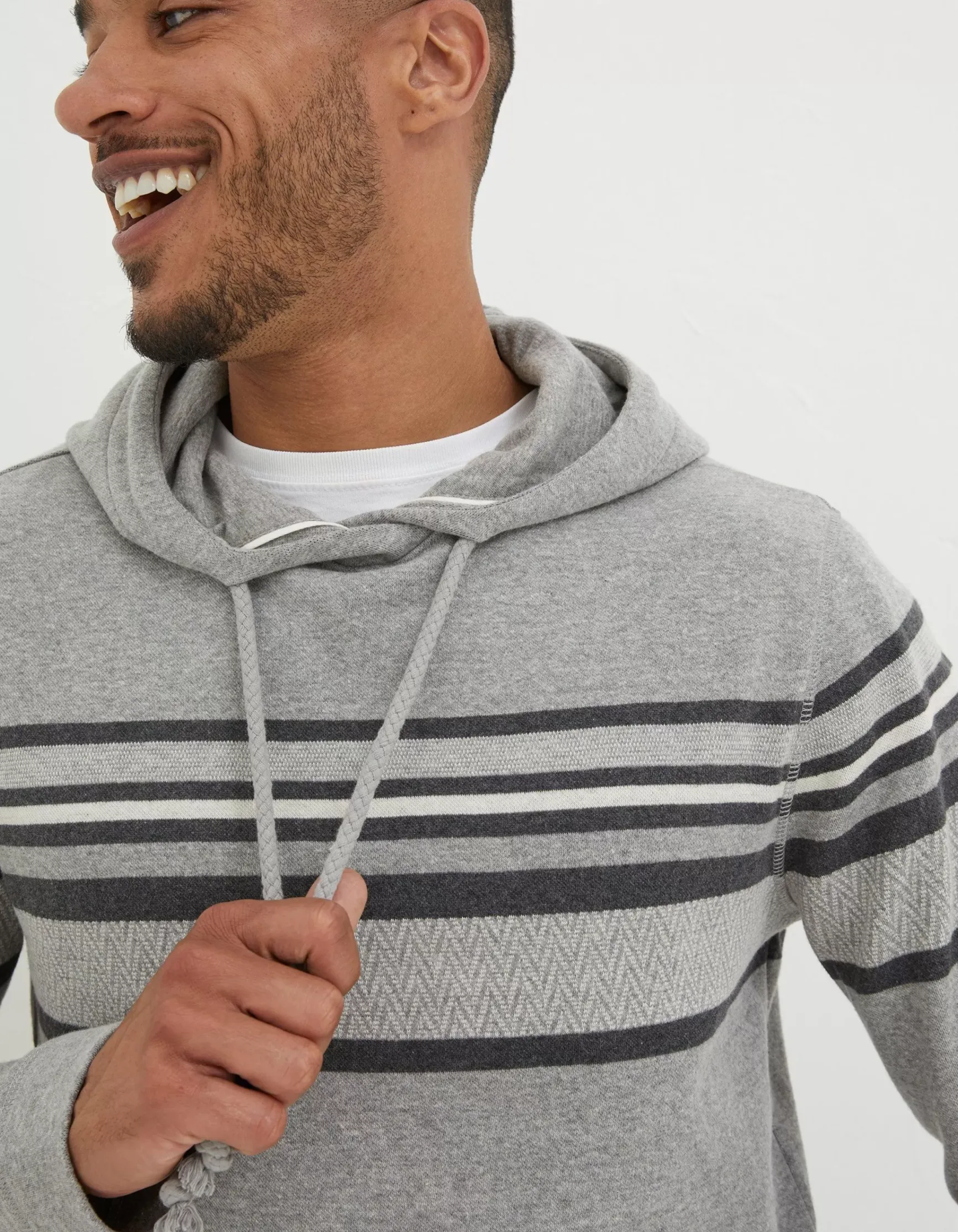 FatFace Pattern Hoodie|Men Sweatshirts & Hoodies