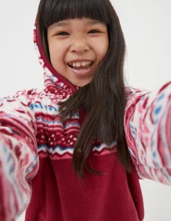 FatFace Patterned Microfleece Hoodie|Girls View All