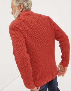 FatFace Pembrey Cotton Half Neck Jumper|Men Knitwear