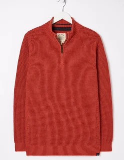 FatFace Pembrey Cotton Half Neck Jumper|Men Knitwear