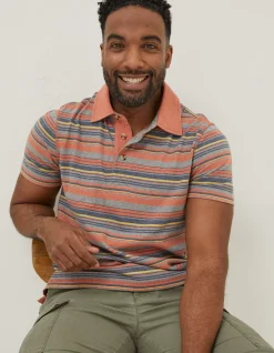 FatFace Penzance Stripe Polo|Men T-Shirts
