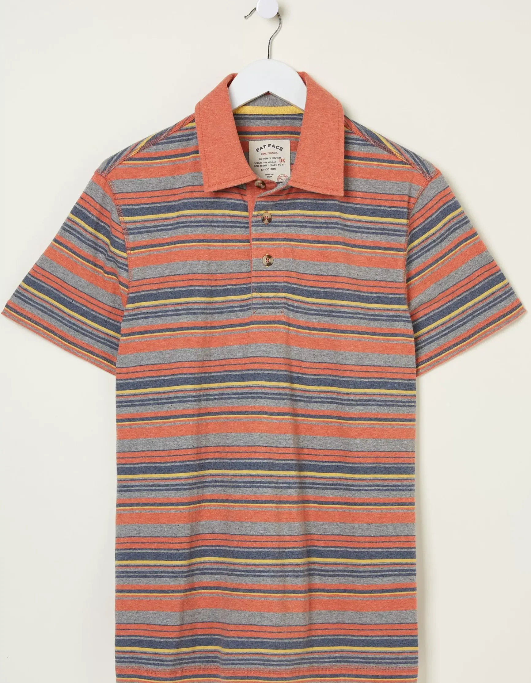 FatFace Penzance Stripe Polo|Men T-Shirts