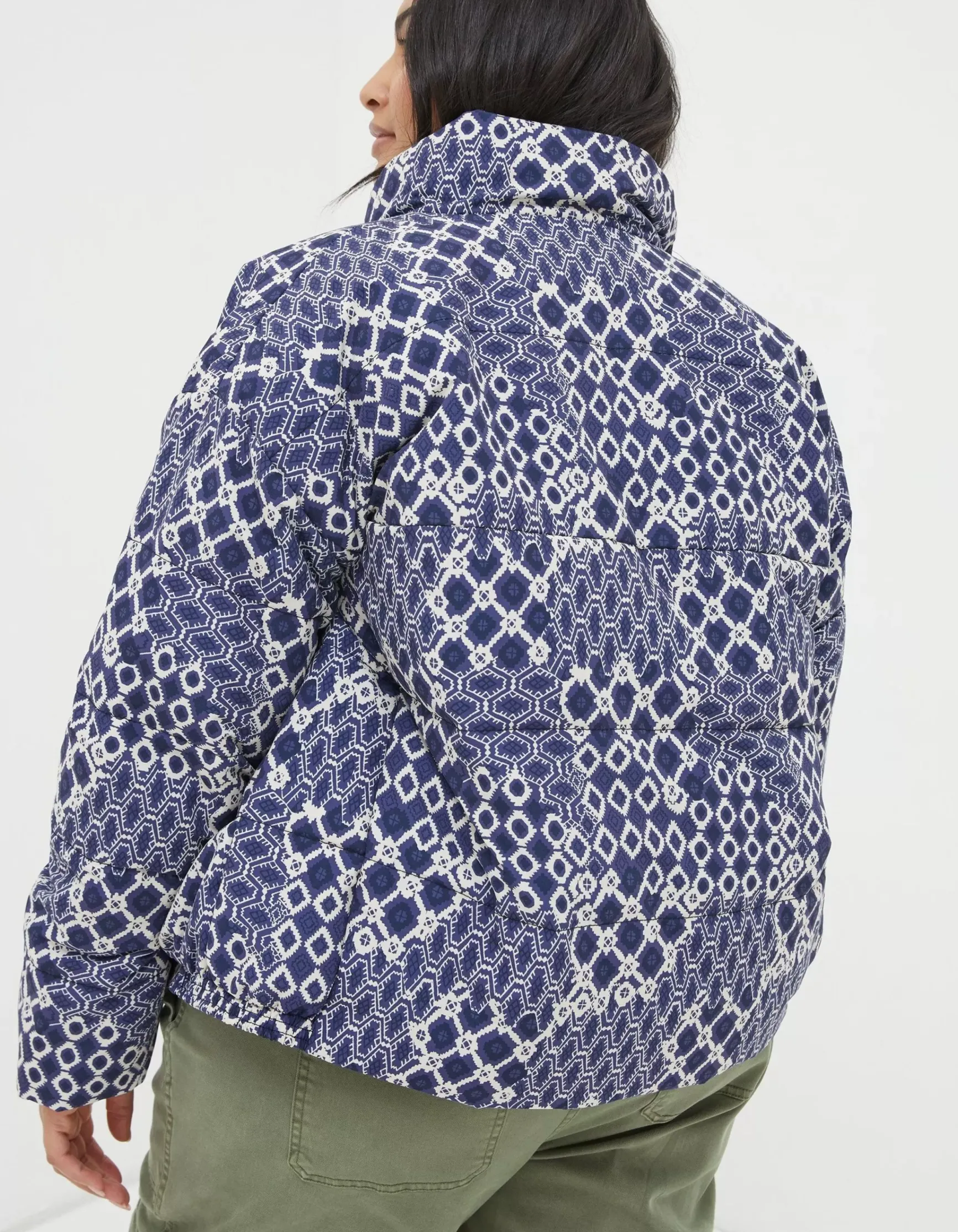 FatFace Peri Patchwork Puffer Jacket|Women Coats & Jackets