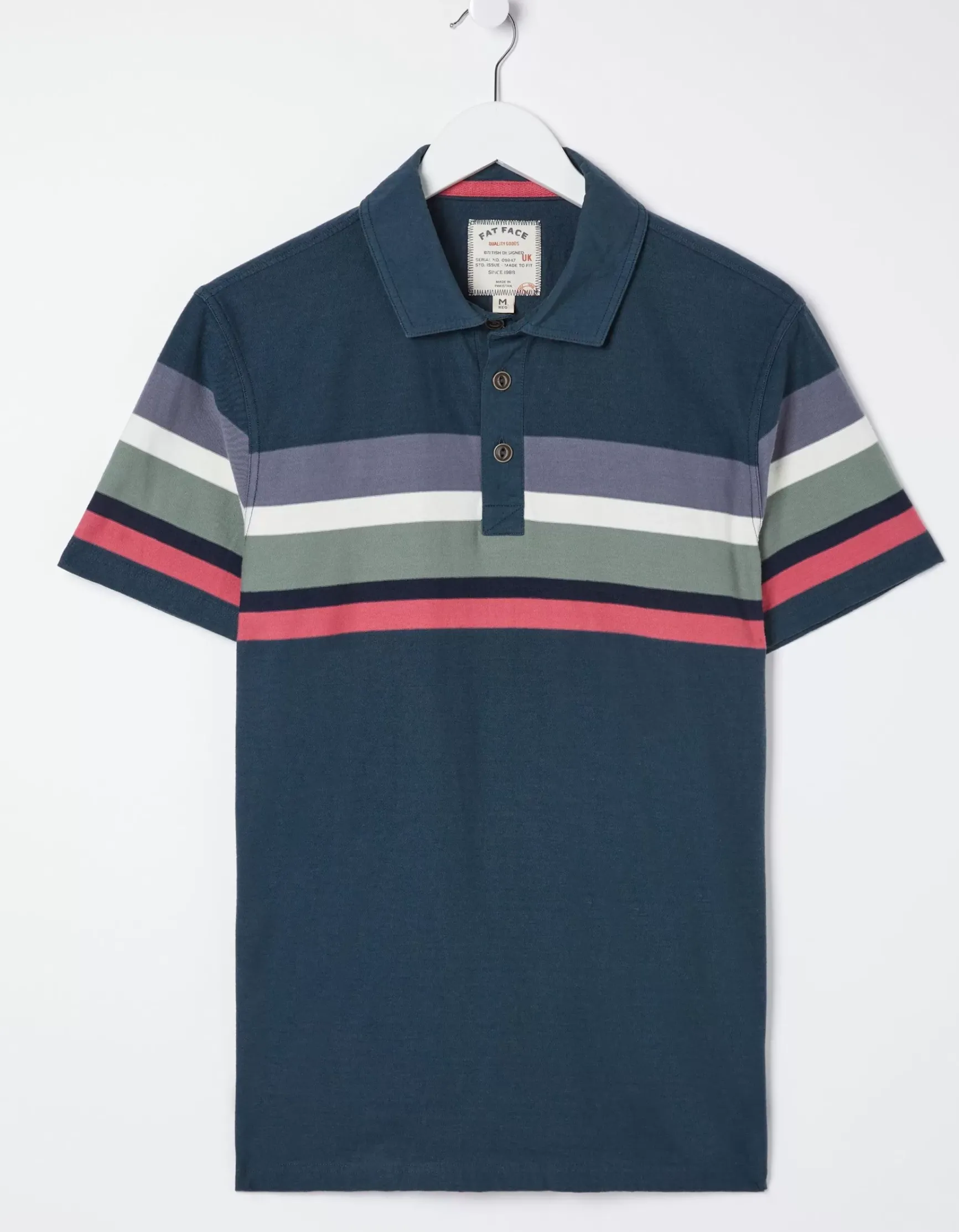 FatFace Perranporth Chest Stripe Polo|Men View All