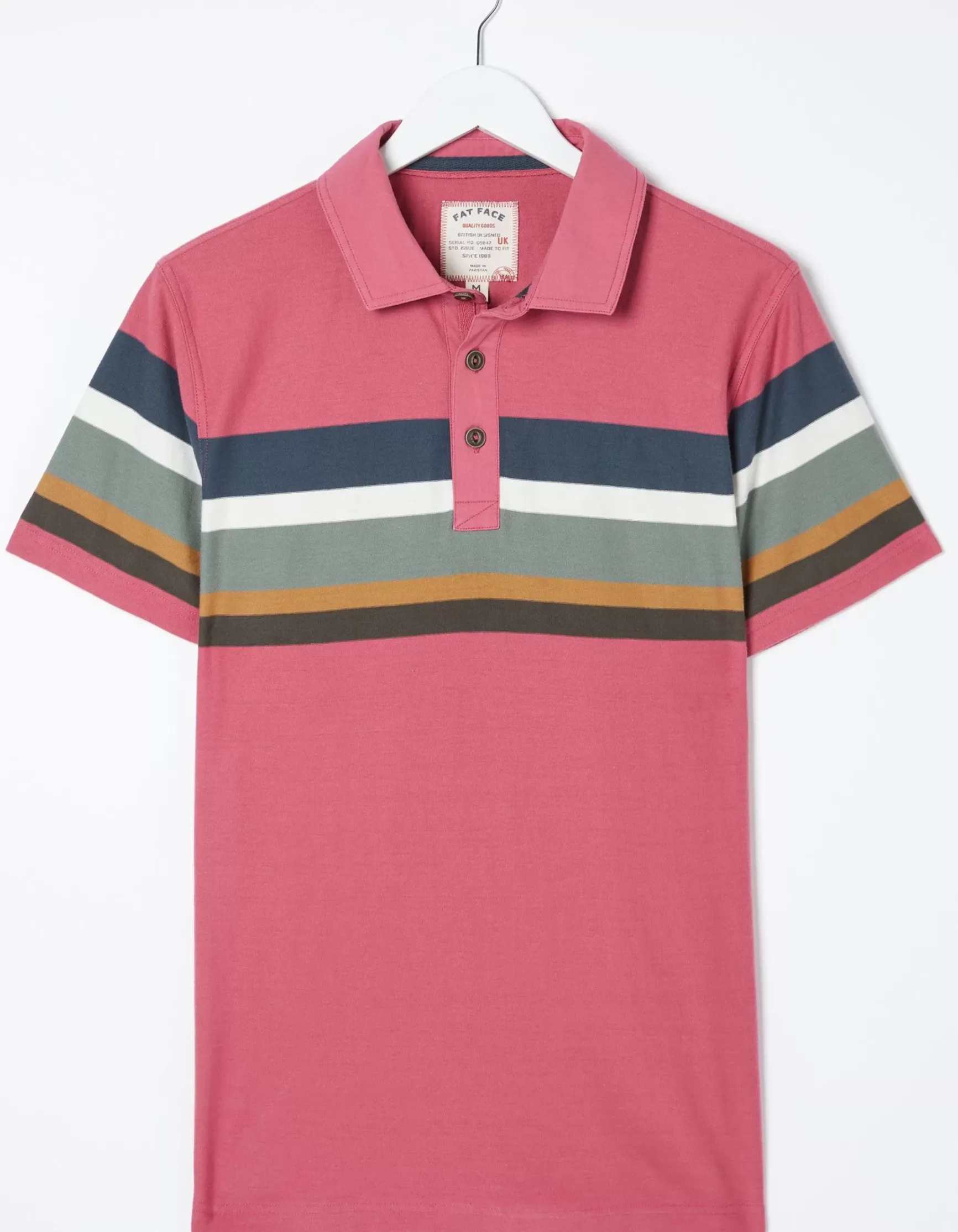 FatFace Perranporth Chest Stripe Polo|Men View All