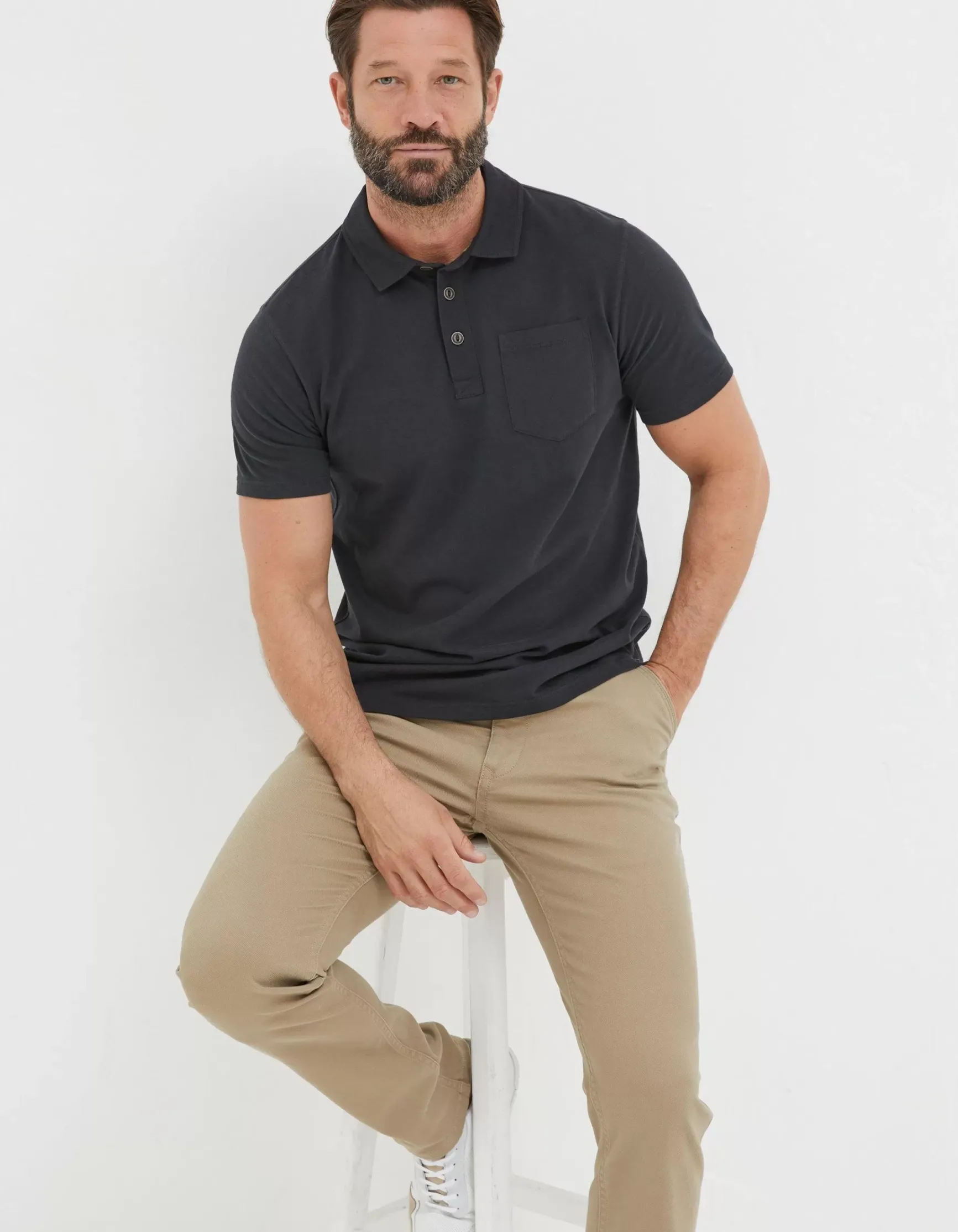 FatFace Perranporth Polo|Men T-Shirts