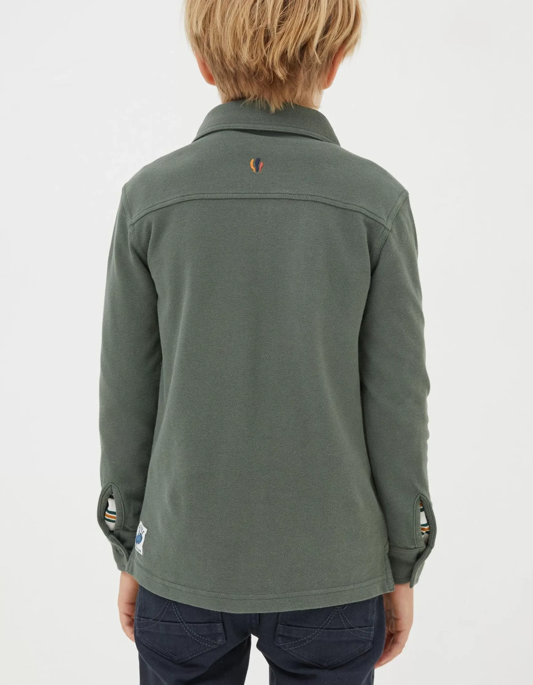 FatFace Pique Long Sleeve Shirt|Boys View All