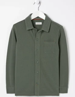 FatFace Pique Long Sleeve Shirt|Boys View All