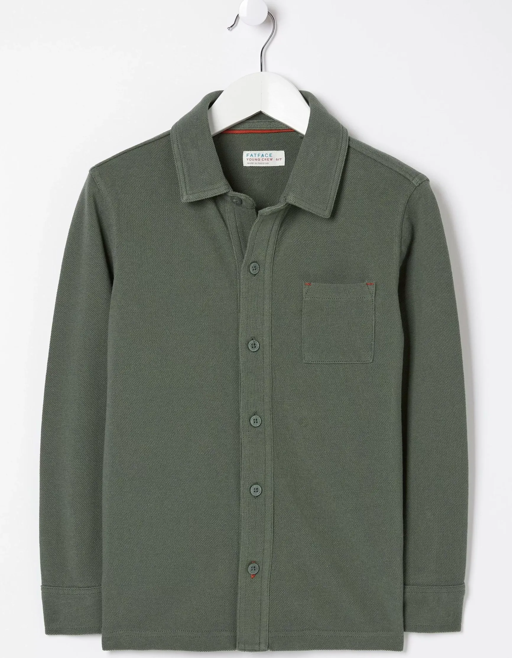 FatFace Pique Long Sleeve Shirt|Boys View All