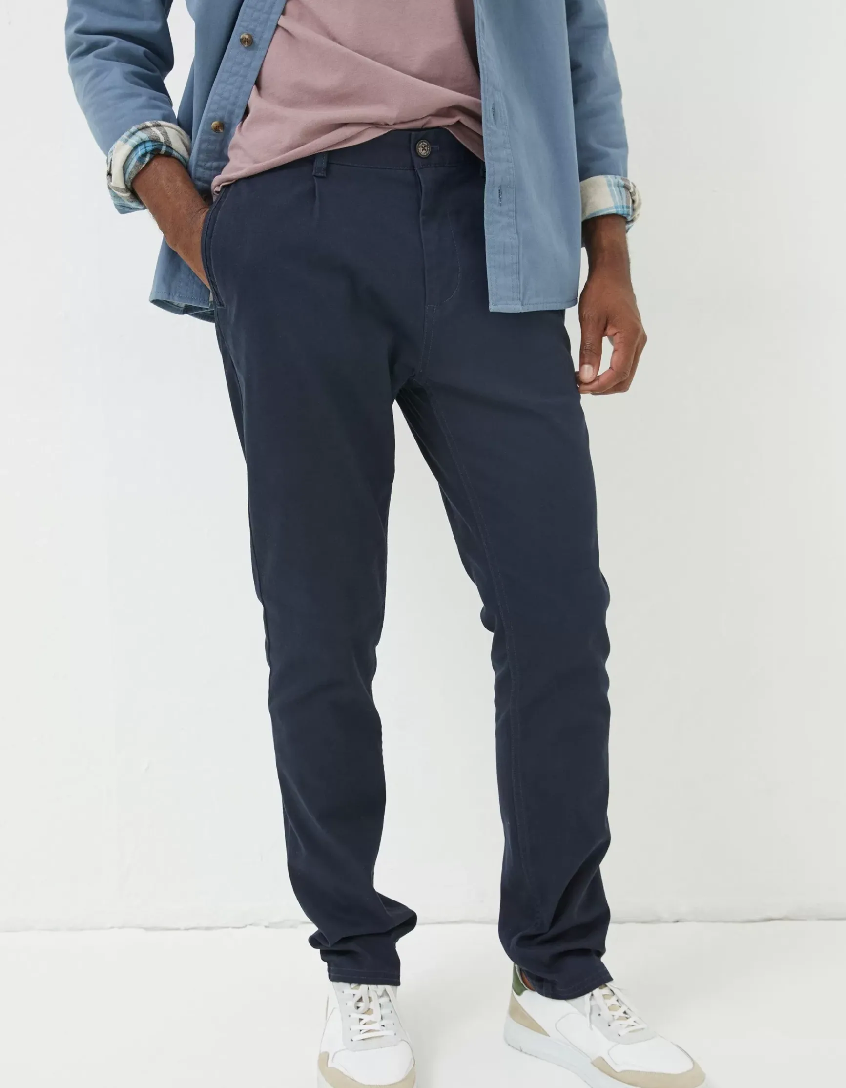 FatFace Pleated Chino Trousers|Men View All